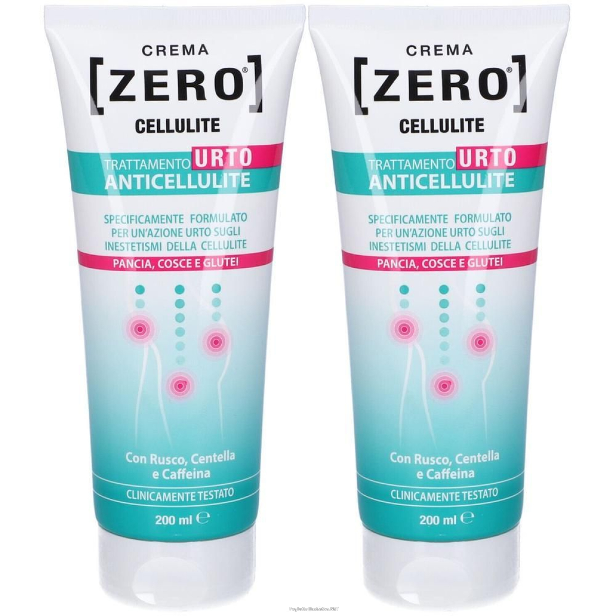 Trova Offerte di zero cellulite crema trattamento urto anticellulite 2x200 ml e compra online
