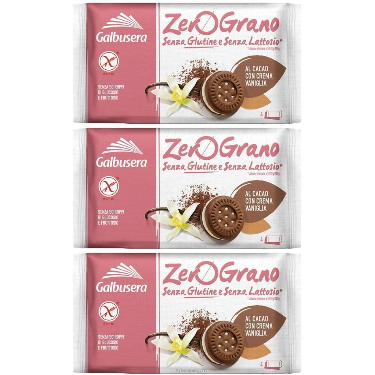 Trova Offerte di zero grano frollini crema 3x160 g e compra online