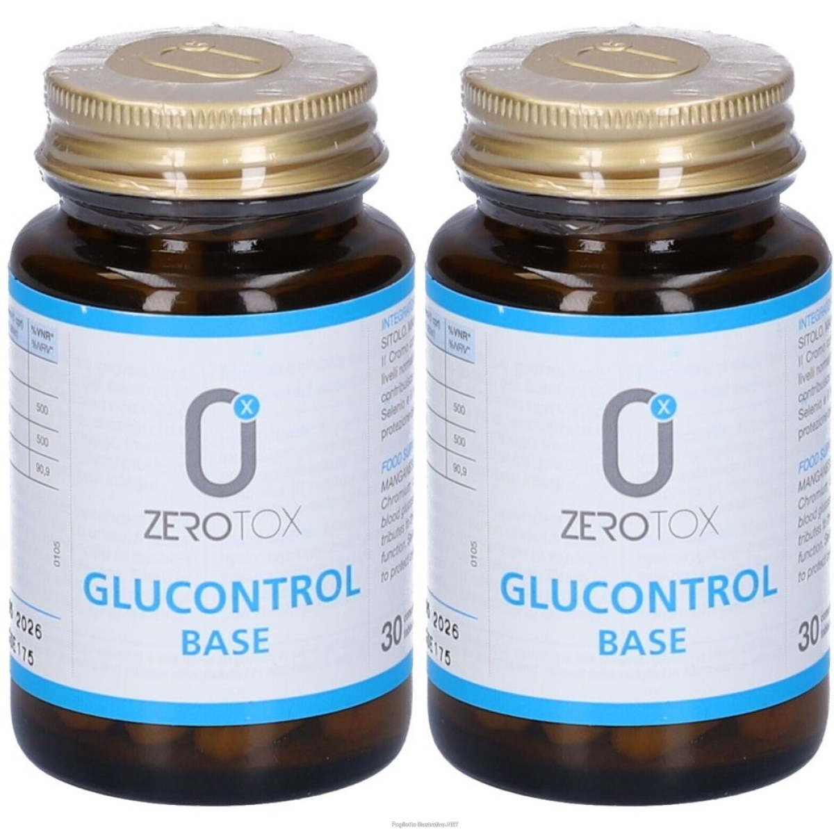Trova Offerte di zerotox glucontrol base 30 compresse set da 2 g e compra online
