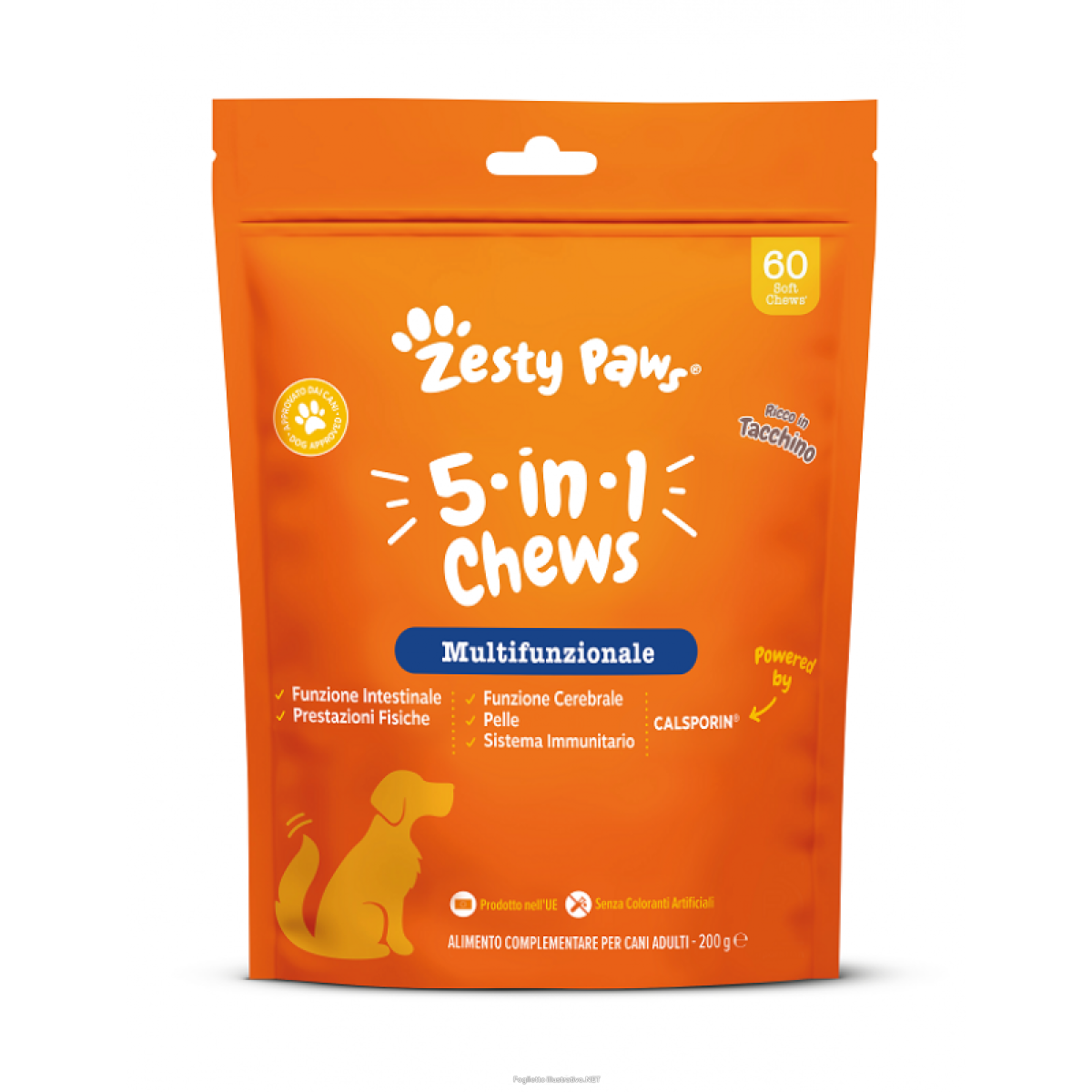 Trova Offerte di zesty paws 5in1 - alimentatore complementare per cani adulti - 60 chews e compra online