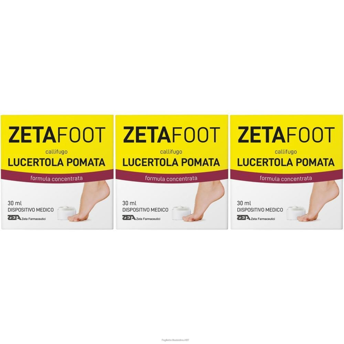 Trova Offerte di zetafoot callifugo lucertola pomata 3x30 ml e compra online