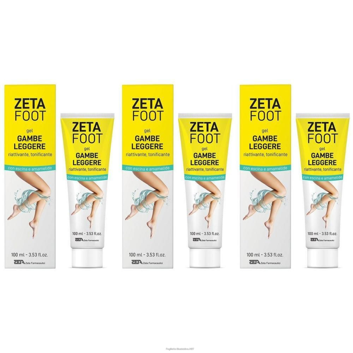Trova Offerte di zetafoot gel gambe leggere 100 ml 3x100 ml e compra online