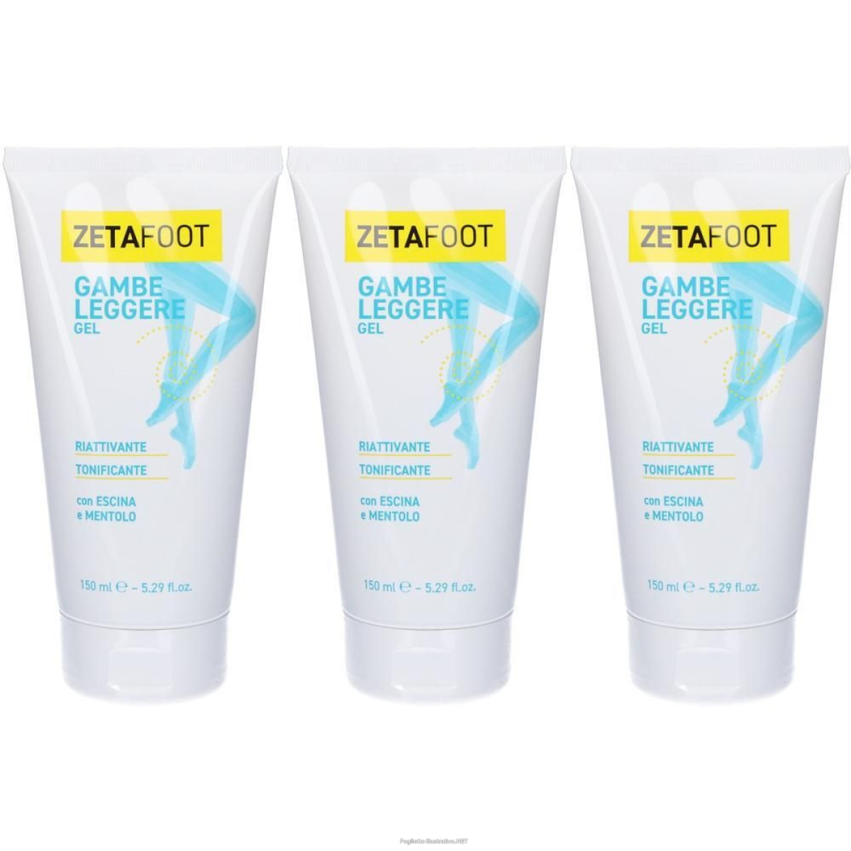 Trova Offerte di zetafoot gel gambe leggere 3x150 ml e compra online