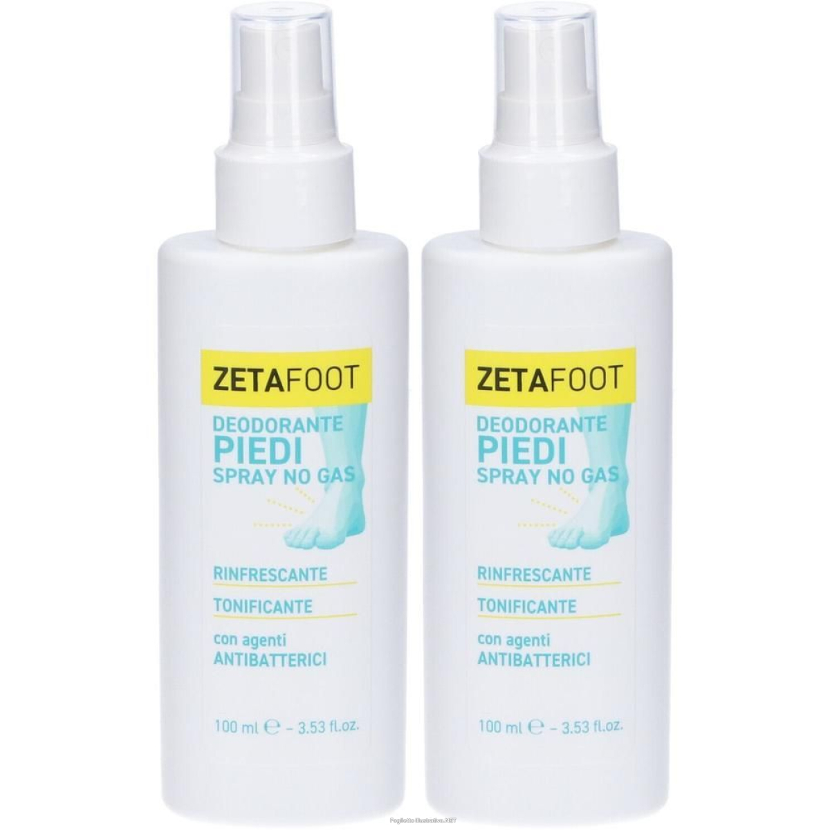 Trova Offerte di zetafoot spray no gas antiodore 2x100 ml e compra online
