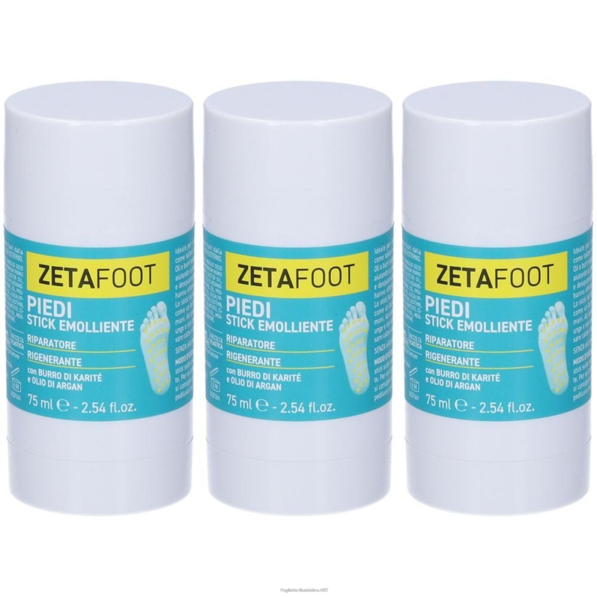 Trova Offerte di zetafoot stick emolliente piedi 3x75 ml e compra online