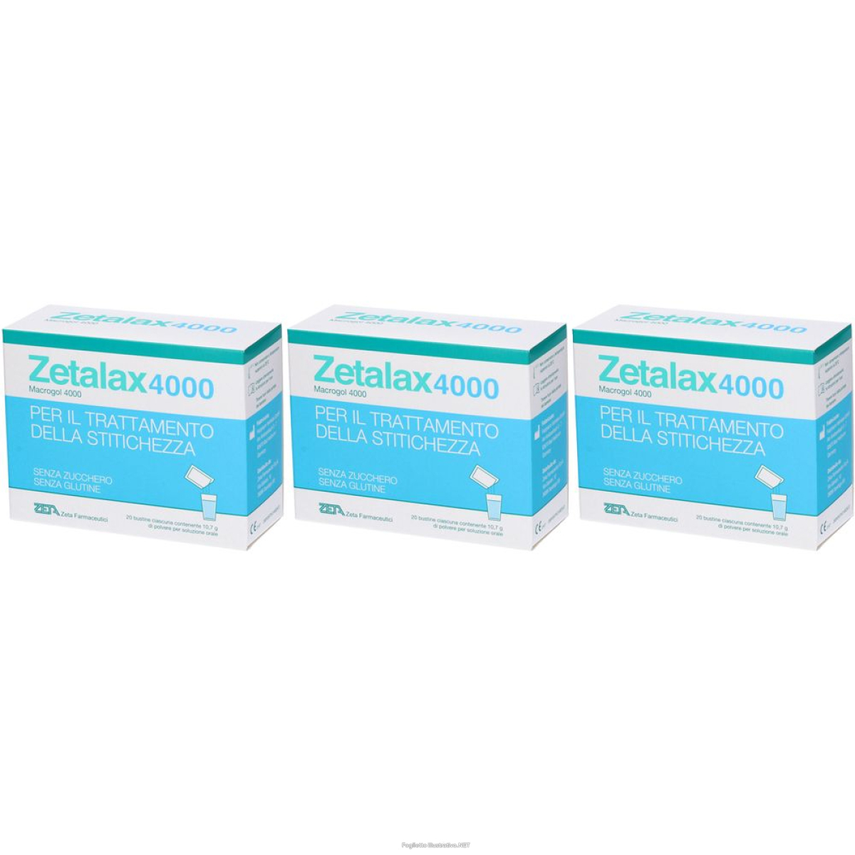 Trova Offerte di zetalax 4000 bustine set da 3 3x20x10,7 g bustina e compra online