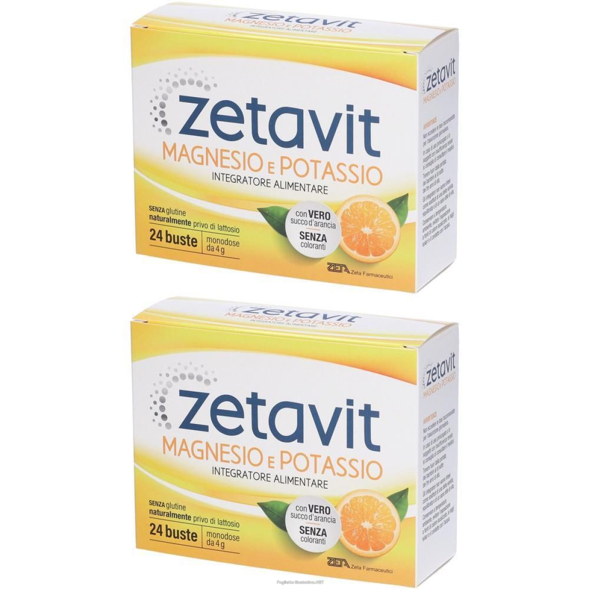 Trova Offerte di zetavit magnesio e potassio integratore alimentare 2x24x4 g bustina e compra online