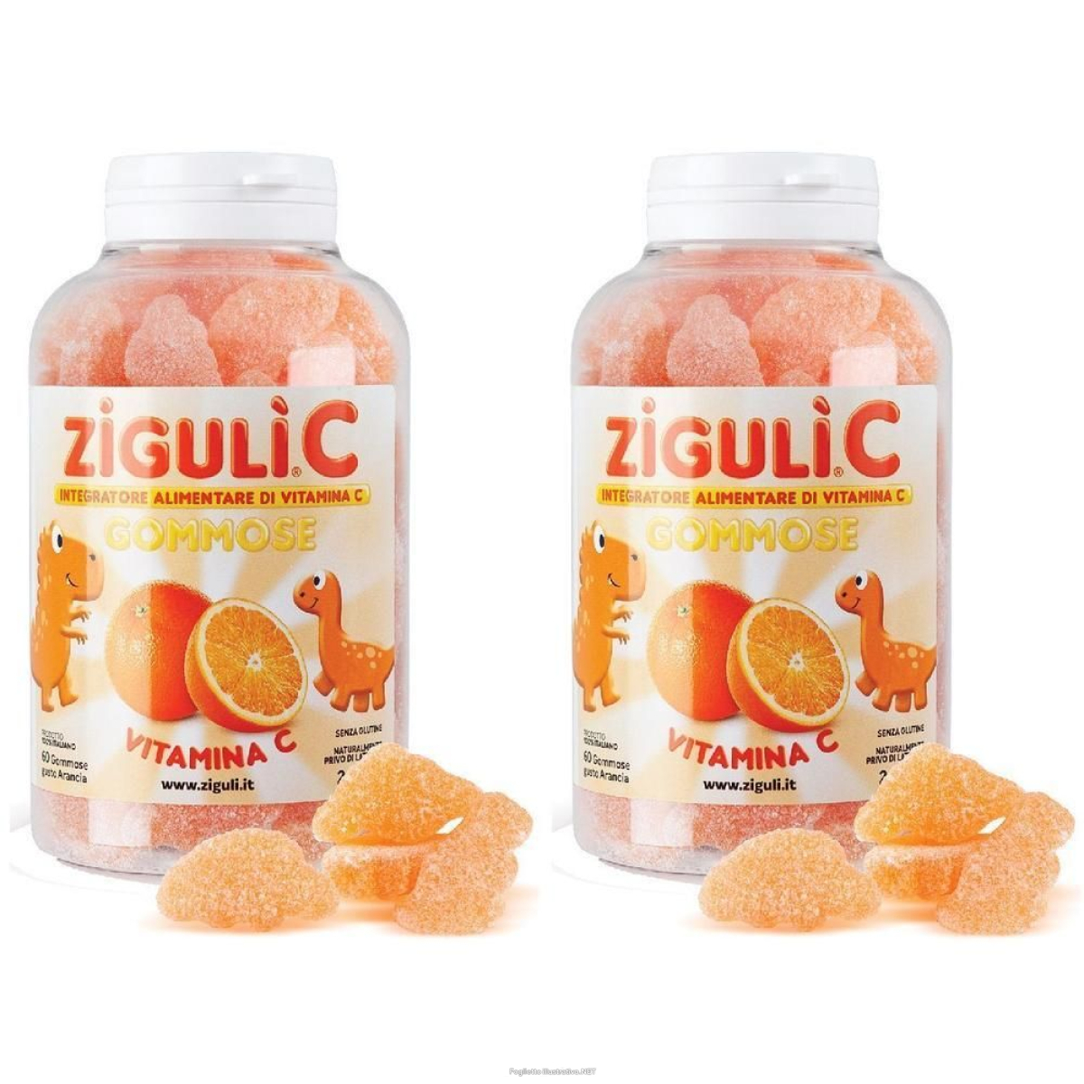 Trova Offerte di ziguli c arancia 60 gommose 2x240 g e compra online