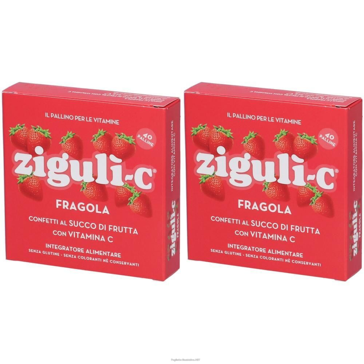 Trova Offerte di ziguli c fragola confetti 2x40 pz caramelle e compra online