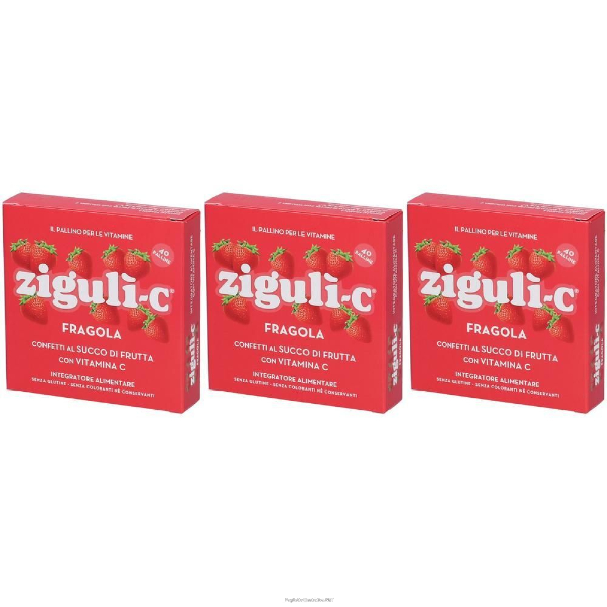 Trova Offerte di ziguli c fragola confetti 3x40 pz caramelle e compra online