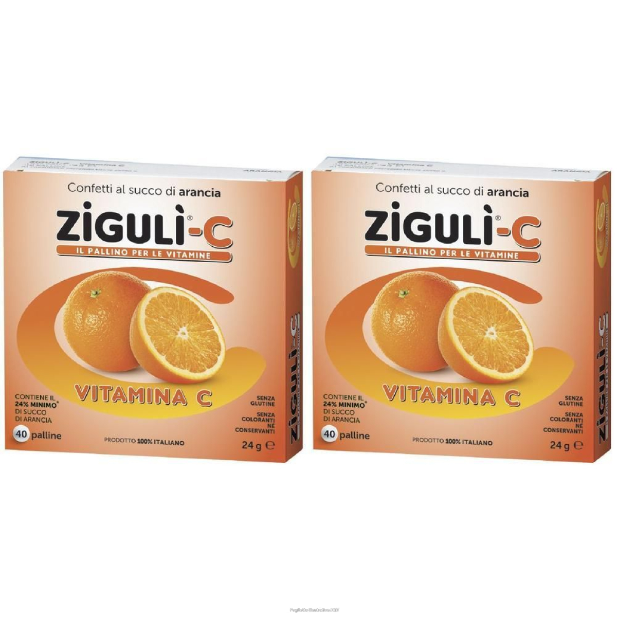 Trova Offerte di ziguli-c® vitamina c gusto arancia 2x40 pz compresse masticabili e compra online