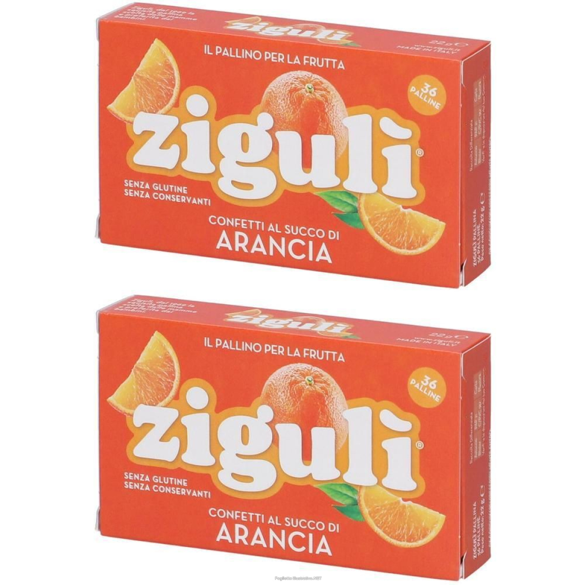 Trova Offerte di zigulì® confetti al succo di arancia 2x36 pz pasticche e compra online