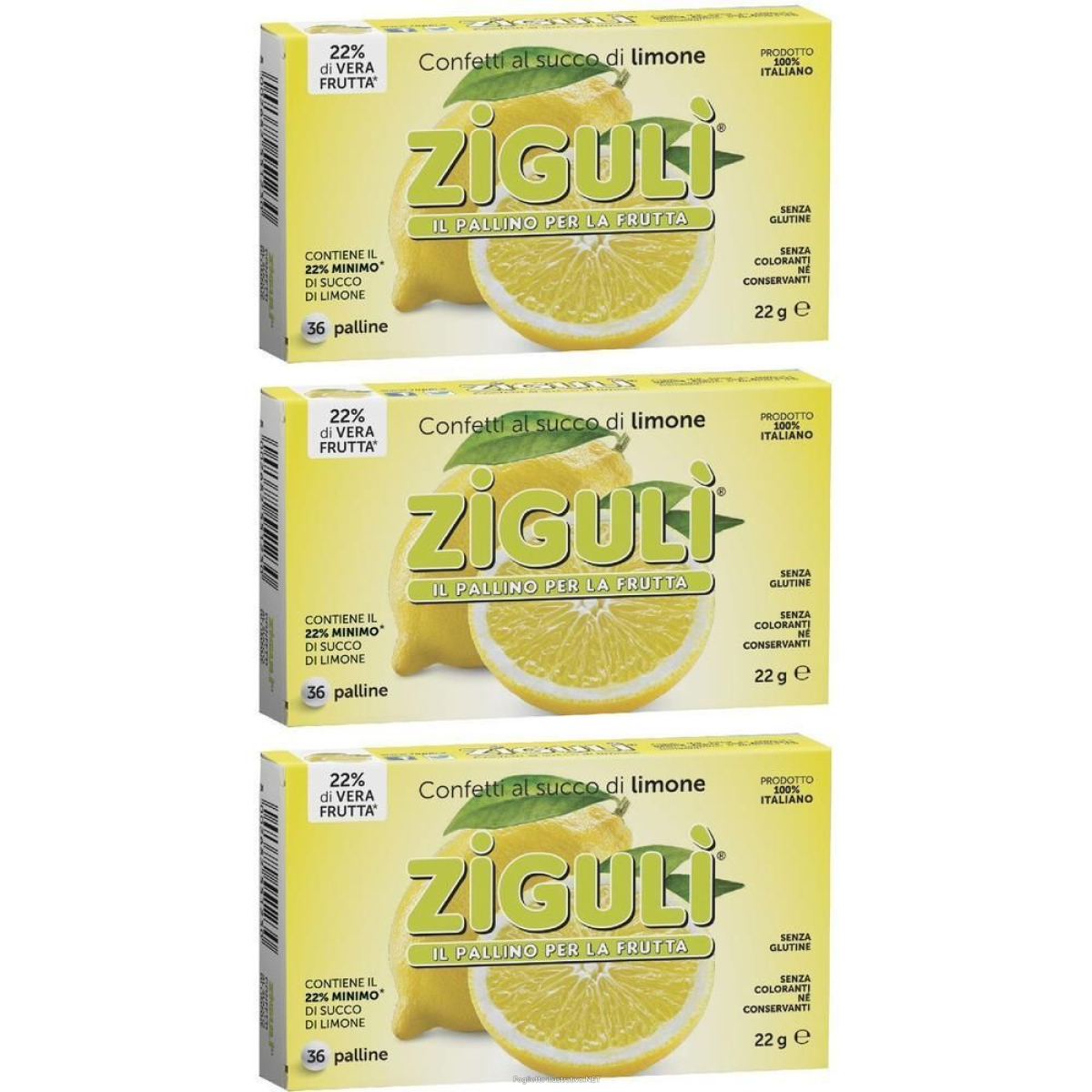Trova Offerte di zigulì® confetti al succo di limone 3x36 pz pasticche e compra online