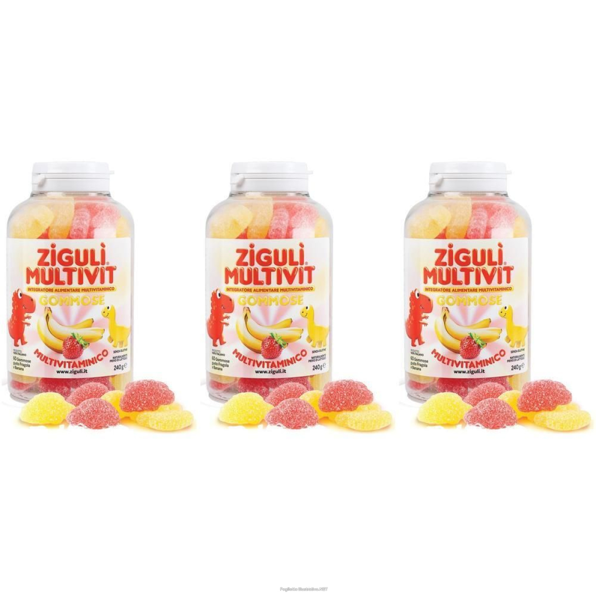 Trova Offerte di zigulì multivit gommose 3x240 g e compra online