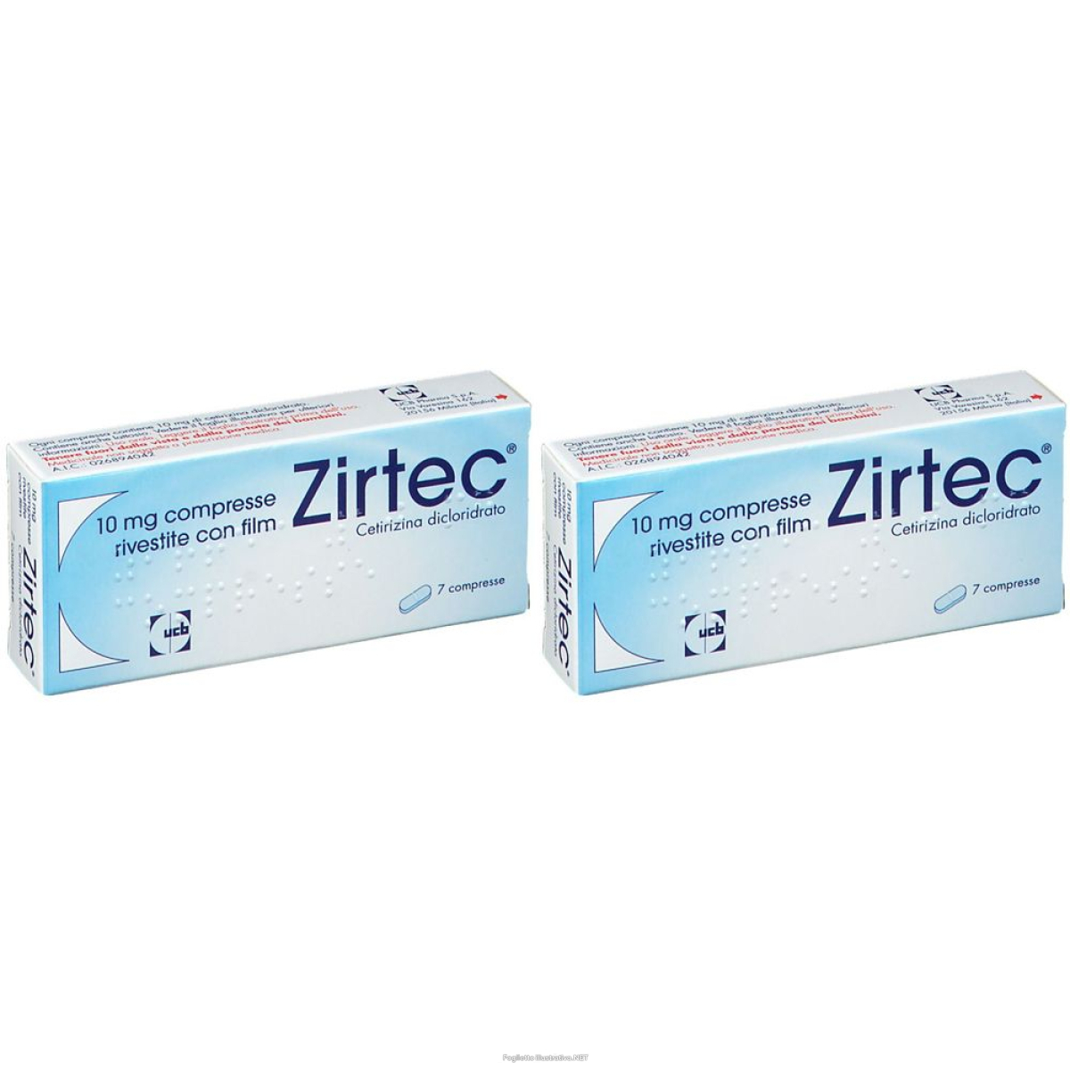 Trova Offerte di zirtec® 10 mg compresse rivestite set da 2 2x7 pz rivestite e compra online
