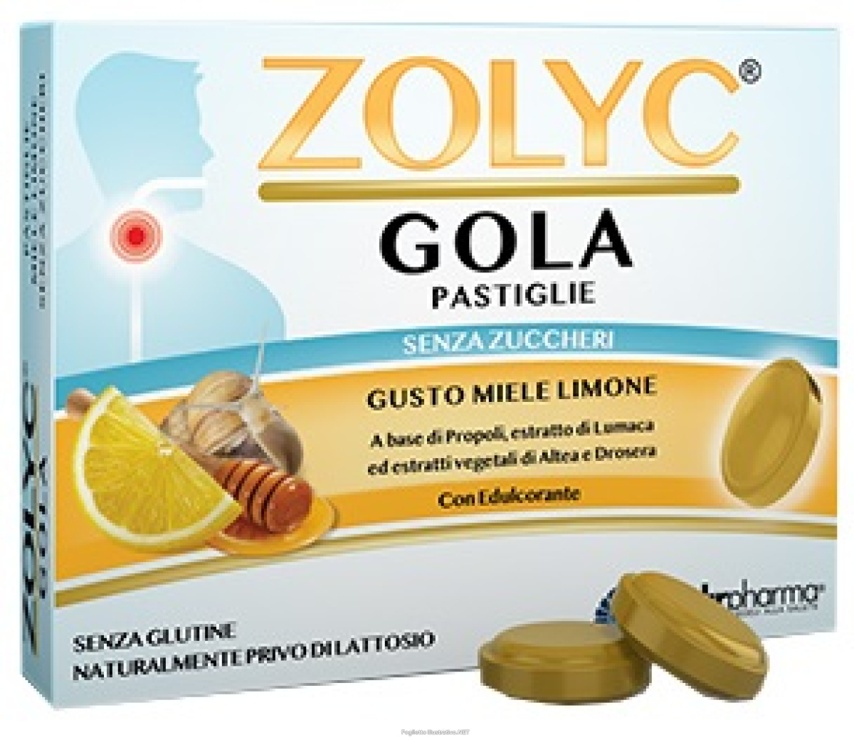 Trova Offerte di zolyc gola miele limone 30 pastiglie con edulcorante senza zuccheri senza glutine naturalmente privo di lattosio e compra online