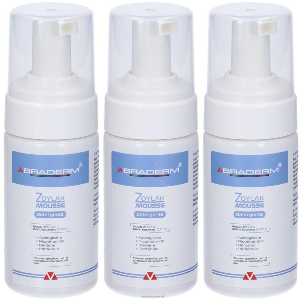 Trova Offerte di zoylak mousse detergente 100 ml 3x100 ml e compra online
