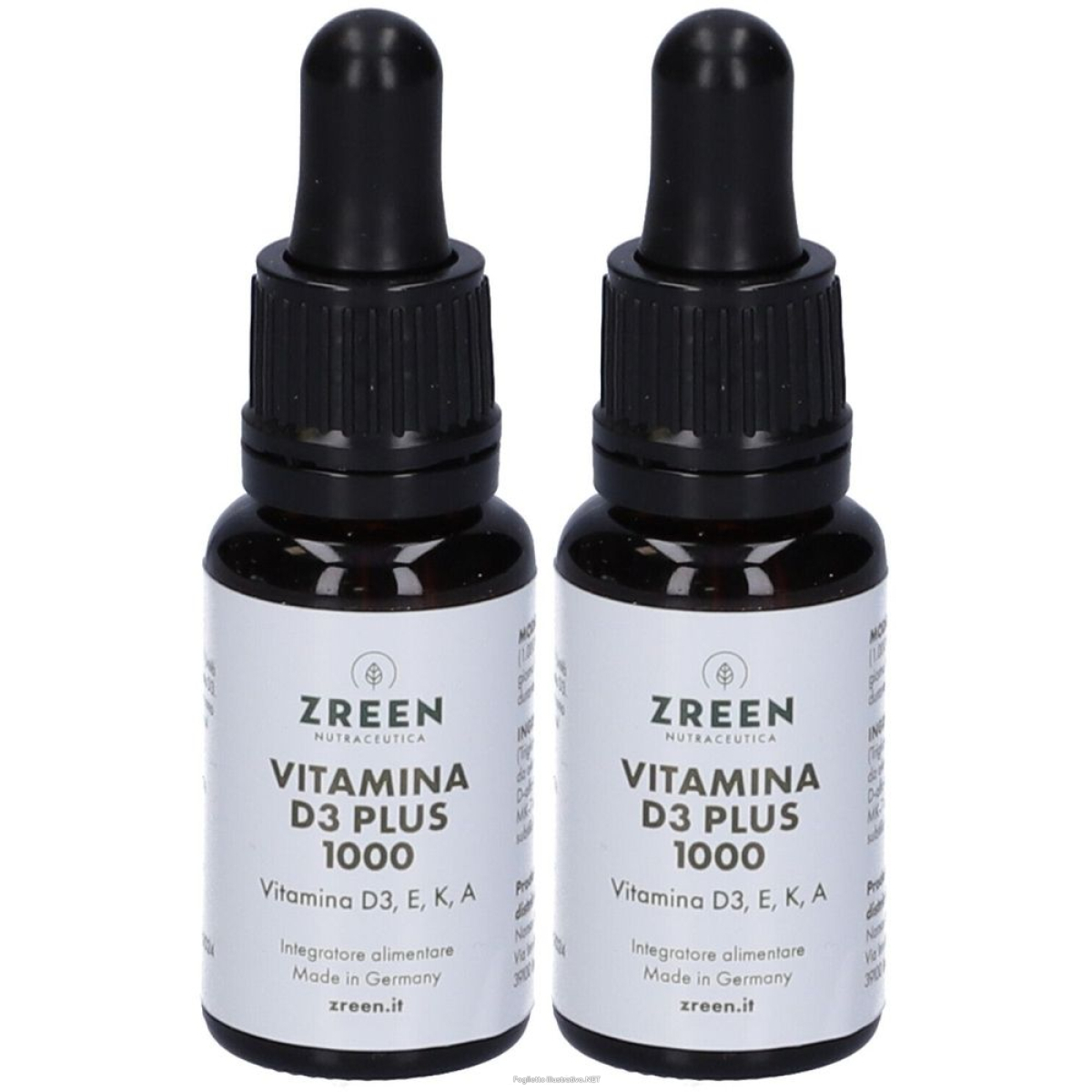 Trova Offerte di zreen vitamina d3 plus 1000 set da 2 2x15 ml gocce orali e compra online