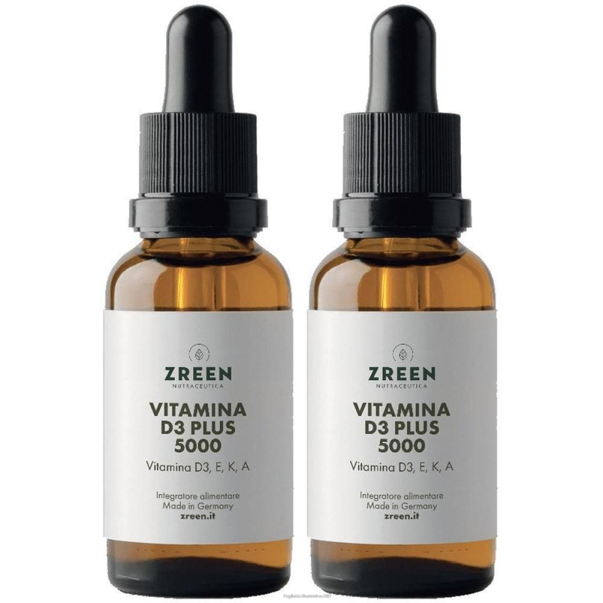 Trova Offerte di zreen vitamina d3 plus 5000 20 ml 2x20 ml soluzione orale e compra online
