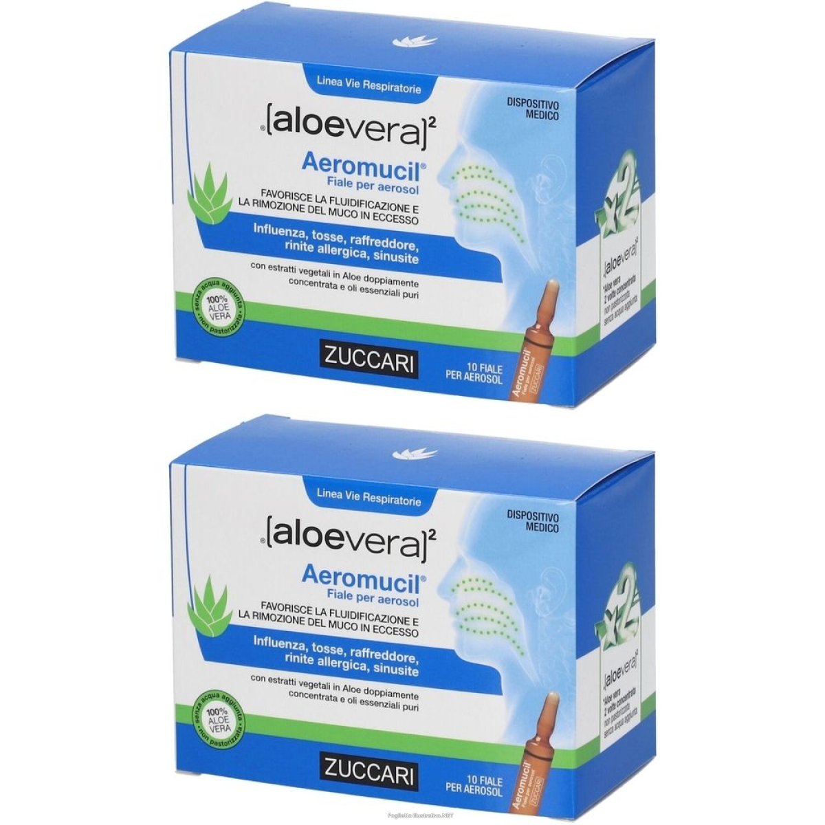 Trova Offerte di zuccari aeromucil fiale per aerosol set da 2 2x10x5 ml e compra online