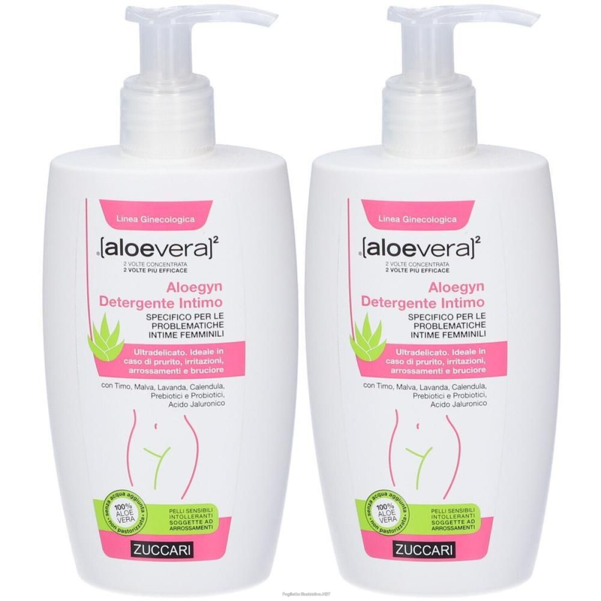 Trova Offerte di zuccari aloegyn detergente intimo 2x250 ml e compra online
