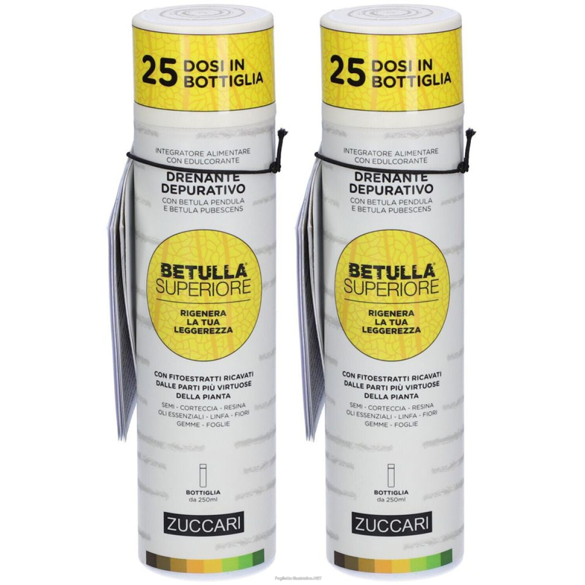 Trova Offerte di zuccari betulla superiore integratore alimentare set da 2 2x250 ml sci e compra online