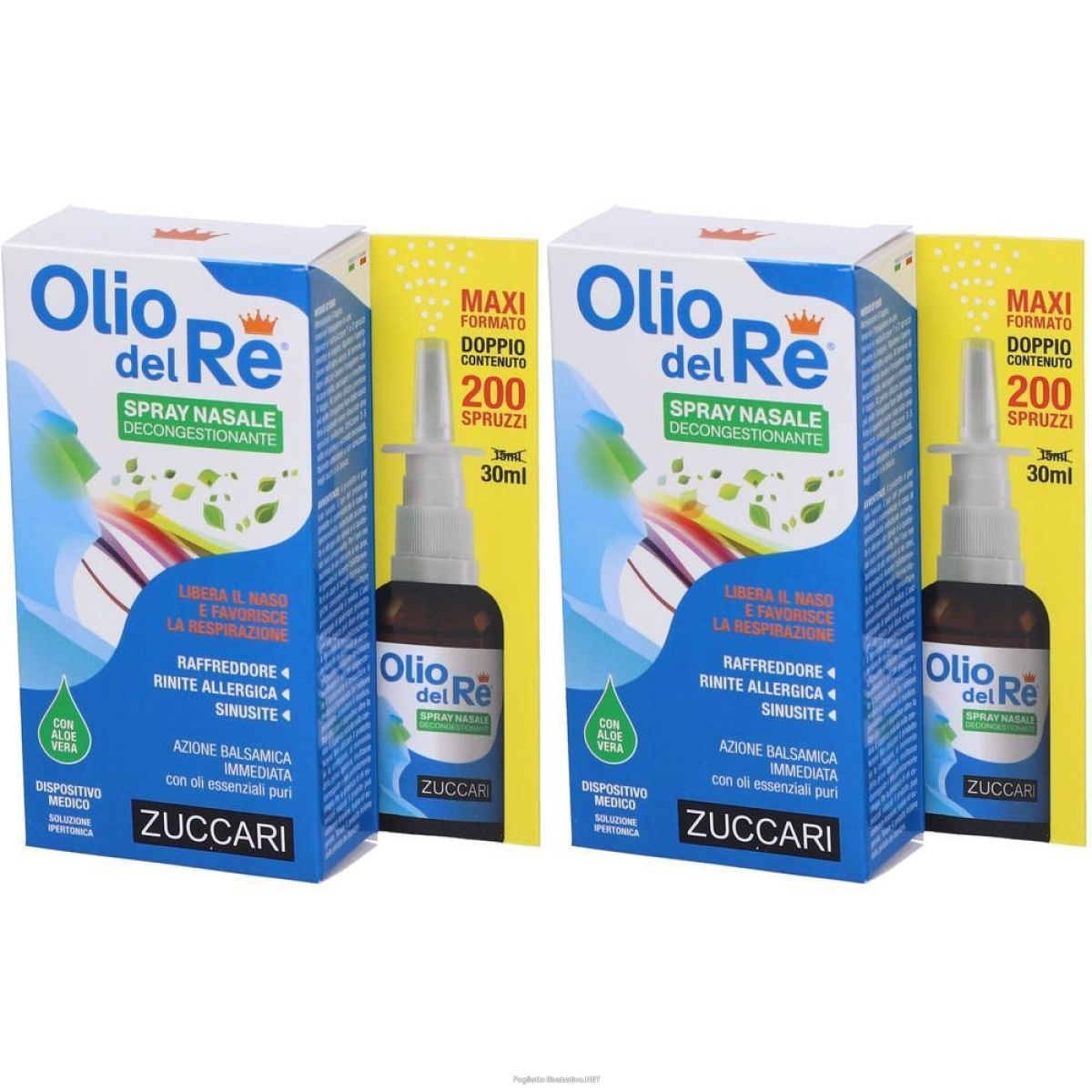 Trova Offerte di zuccari olio del re spray nasale 2x30 ml nasale e compra online