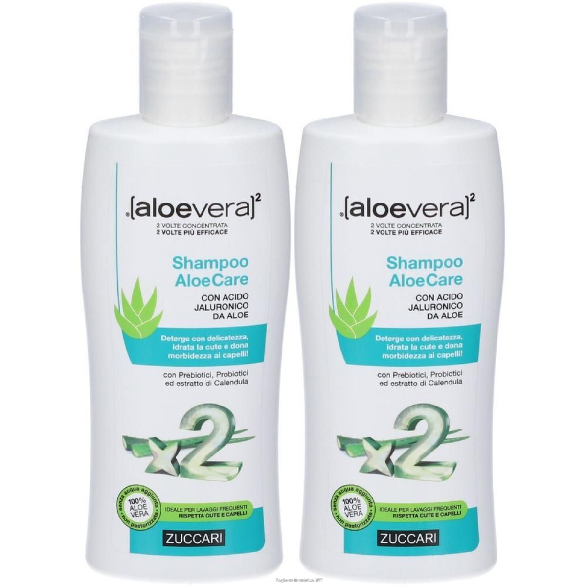 Trova Offerte di zuccari shampoo aloecare 2x200 ml e compra online