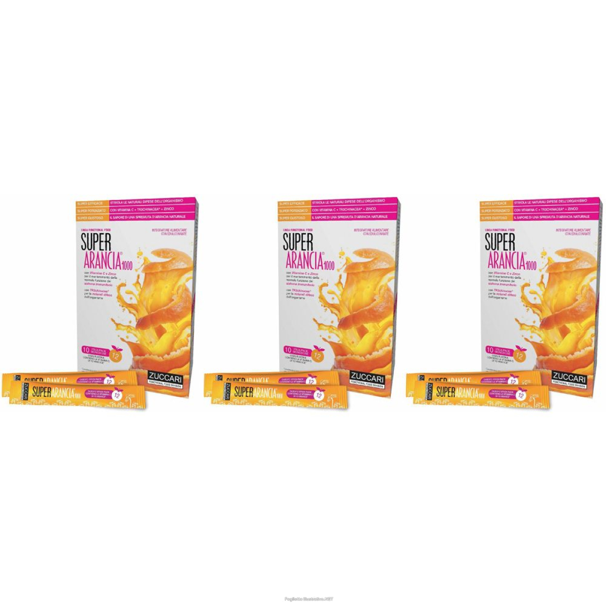 Trova Offerte di zuccari super arancia® set da 3 3x10 pz bustina e compra online
