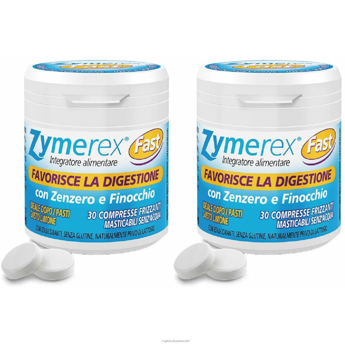Trova Offerte di zymerex® fast set da 2 2x30 g compresse masticabili e compra online