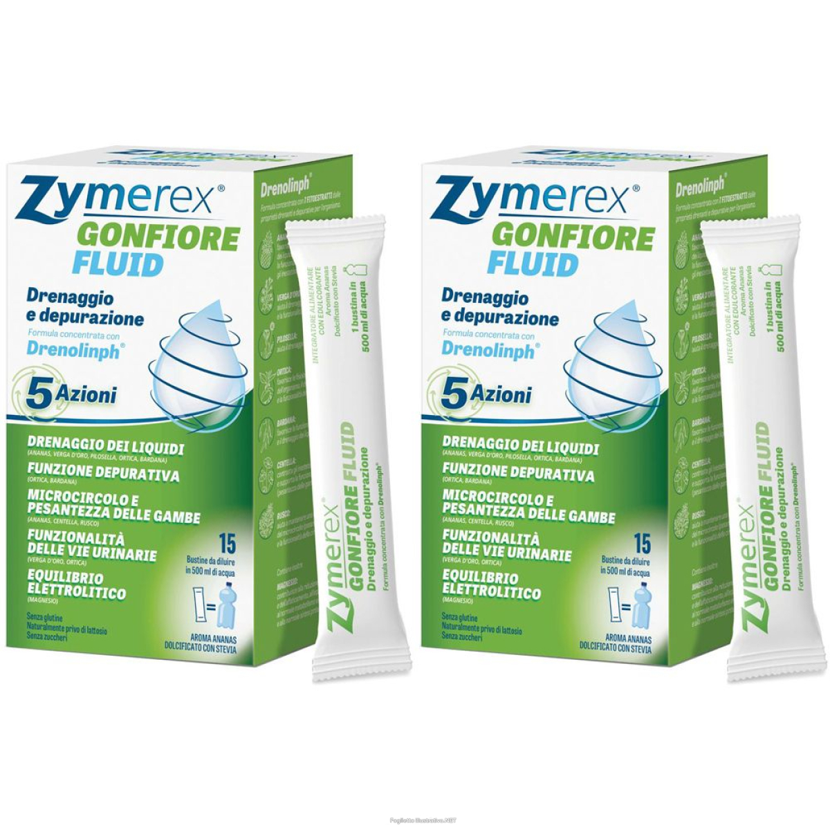 Trova Offerte di zymerex gonfiore fluid set da 2 2x15 pz polvere per soluzione orale e compra online