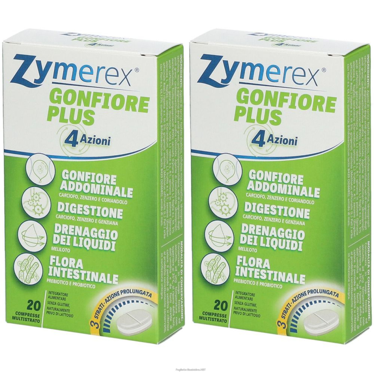 Trova Offerte di zymerex® gonfiore plus set da 2 2x20 g compresse e compra online