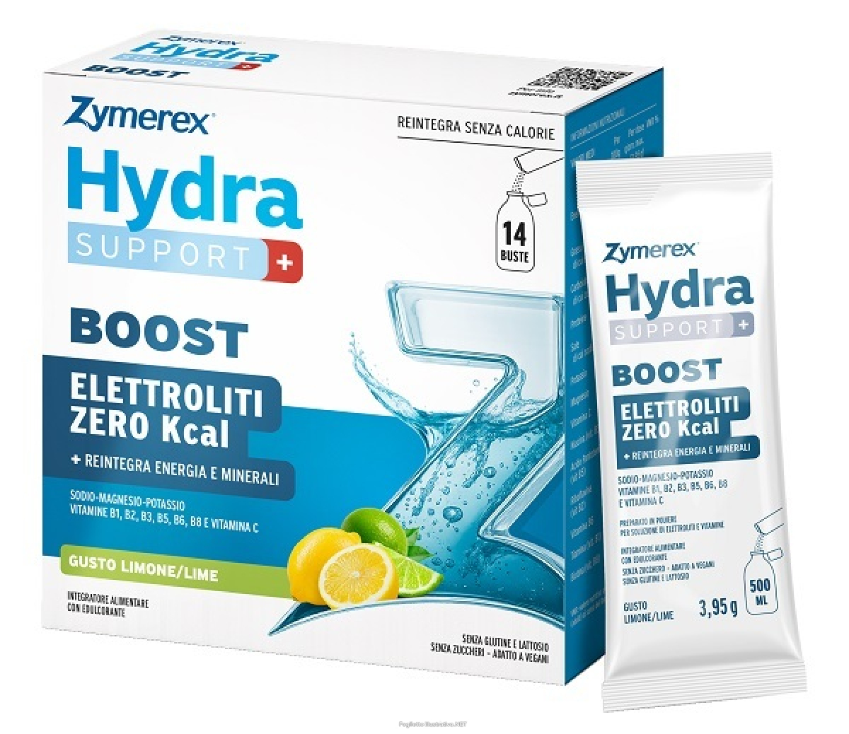 Trova Offerte di zymerex hydrasupport+ boost buste g gusto limone/lime 55,3 g polvere p e compra online