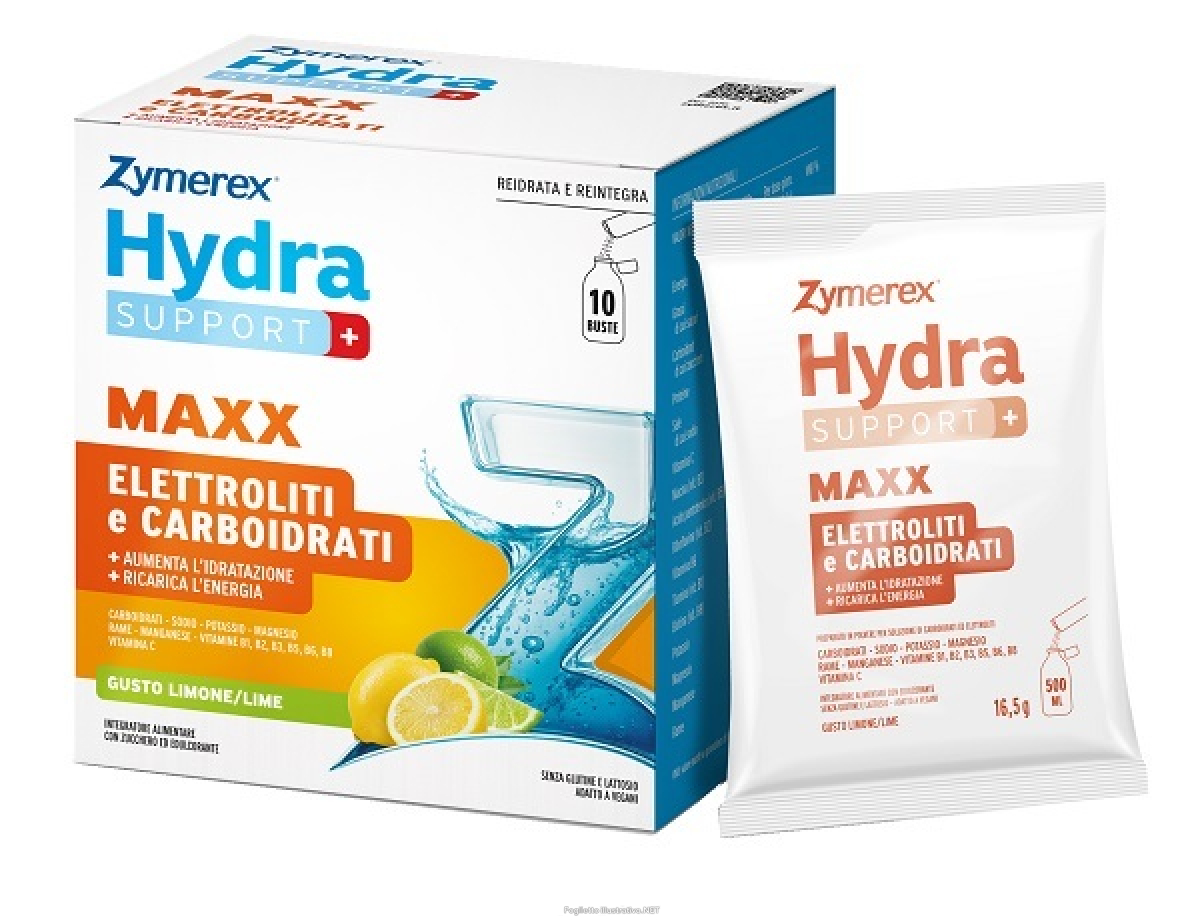 Trova Offerte di zymerex hydrasupport+ maxx buste gusto limone/lime 165 g polvere per s e compra online