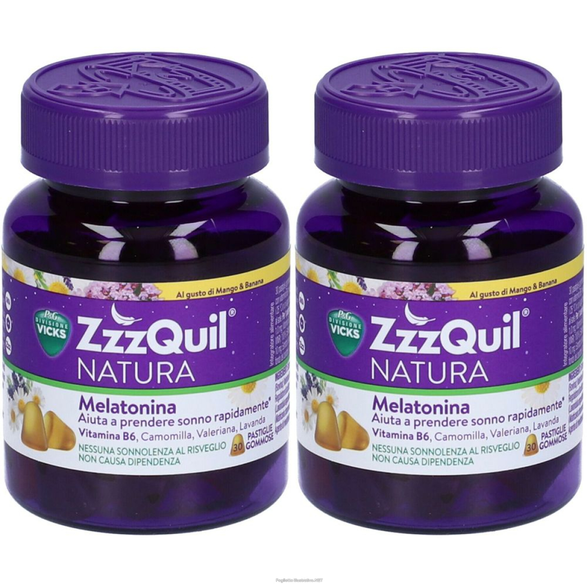 Trova Offerte di zzzquil natura mango & banana set da 2 2x30 pz caramelle e compra online