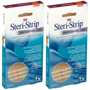 Trova prezzi di 3m steri-strip suture cutanee adesive 6x100 mm 2x10 pz cerotto e compra online