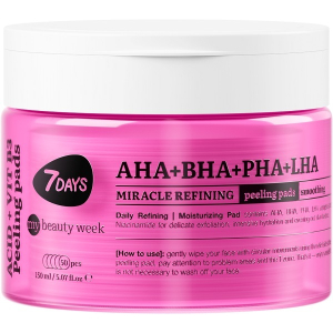 7days peeling pad viso miracoloso 50 pezzi