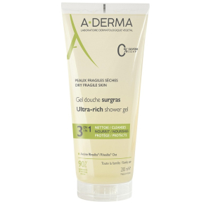A-derma les indispensables gel doccia per pelle secca e sensibile senza sapone 200 ml