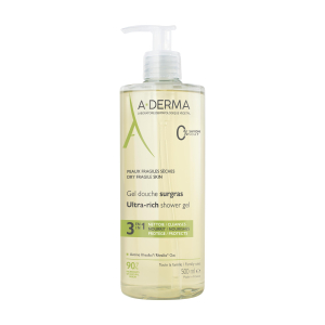 A-derma les indispensables gel doccia surgras per pelle secca e fragile 500ml