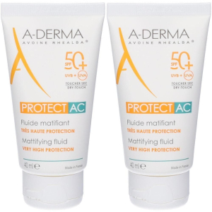Cerca Offerte di a-derma protect ac fluido opacizzante spf 50+ 40ml - solare viso 2x40 e acquista online
