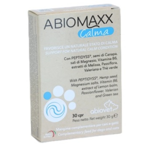 abiomaxx calma 30cpr bugiardino cod: 986860447 