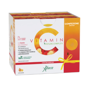 Aboca - vitamin c naturcomplex integratore sistema immunitario confezione 20 bustine