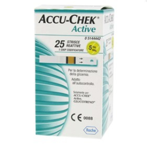 accu-chek active plasma 25 strisce bugiardino cod: 922320433 