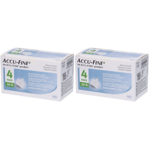 Cerca Offerte di accu-fine® aghi sterili 0,23 mm (32g) x 4 set da 2 2x100 pz ago per e acquista online