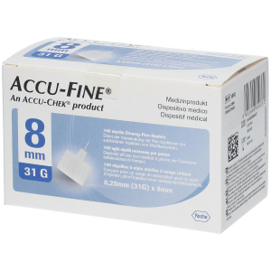 Cerca Offerte di accu fine needle 0.25x8 mm 31g 100 pz ago per iniezione e acquista online