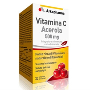 acerola 500mg 30 compresse masticabili bugiardino cod: 922191489 