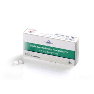 angelini acido acetilsalicilico 500 mg 20 bugiardino cod: 030009017 