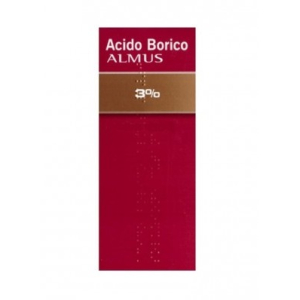acido borico almus 3% 30g bugiardino cod: 031310028 
