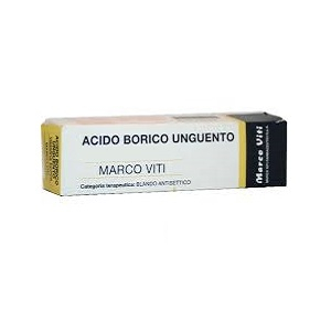 acido borico mv 3% unguento 50g bugiardino cod: 030358028 