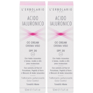 Cerca Offerte di acido ialuronico cc cream miele spf20 50 ml 2x50 ml e acquista online
